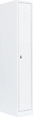 Produktbild von Spind Garderobenschrank Stahlschrank Metallschrank Kleiderspind 1800 x 315 x 500 mm weiß