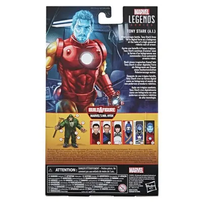Obrázek produktu pro Marvel Legends Series Tony Stark (A.I.), 4 rok/roky, Červená, Žlutá, Plast