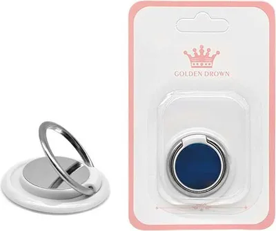 Zdjęcie produktu dla Uchwyt Telefonu Stojak Premium Uniwersalny Vega Biały Ring Holder