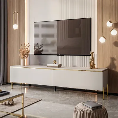 Produktbild von AURORA II RTV Schrank auf Beinen Kaschmir