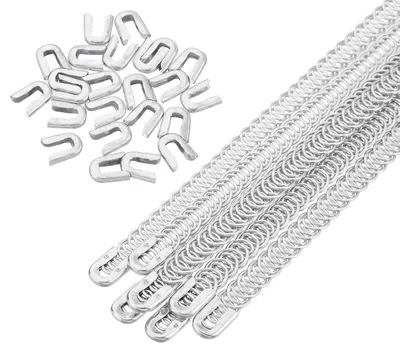 Korsetverstärkungen, 24 Stk., 35 cm x 9 mm, verzinkter Stahl