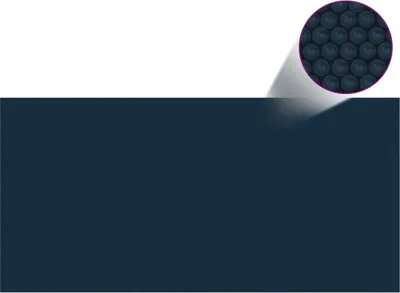 Immagine prodotto di Pellicola Galleggiante Solare PE Piscina 450x220 cm Nero e Blu