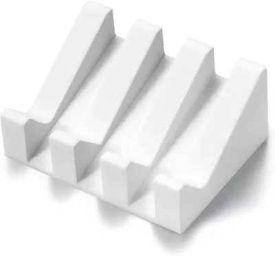 Image de Porte-savon au design minimaliste - Blanc