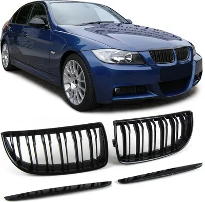 Produktbild von Sport Kühlergrill Doppelsteg Performance Glanz passend für BMW 3er E90 E91 05-08