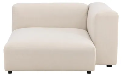 Productafbeelding van Mavi modulaire bank chaise longue beige.