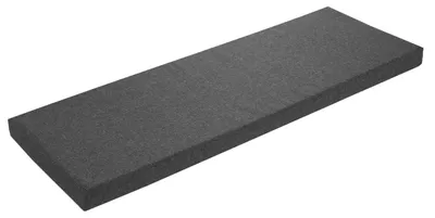 Produktbild von Sitzkissen Bankauflage Gartenbank Palettenkissen - 150 x 40 x 5 cm - Dunkelgrau - Waschbarer Bezug - Antirutsch-Unterseite
