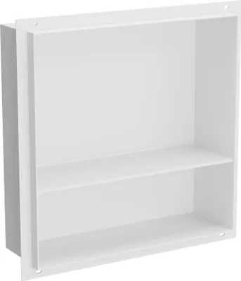 Immagine prodotto di Mexen X-Wall-NR mensola ad incasso senza bordo con ripiano 30 x 30 cm, bianca - 1921303010S