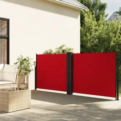 Immagine prodotto di Maison Exclusive - Tenda da sole laterale estensibile rossa 100x600 cm