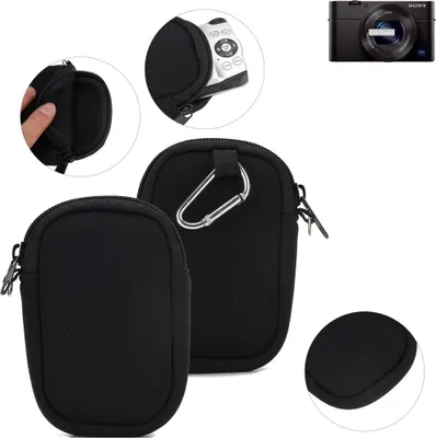 Produktbild von K-S-Trade® Kameratasche kompatibel mit Sony Cyber-shot DSC-RX100 III Schutz-Hülle Kompaktkamera Tasche Travelbag sleeve case Neopren-Hülle