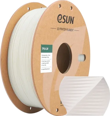 Obrázok produktu pre vlákno pre 3D tlačiarne eSUN TPU, priemer 1,75 mm, čistá hmotnosť 750 g, BIELA