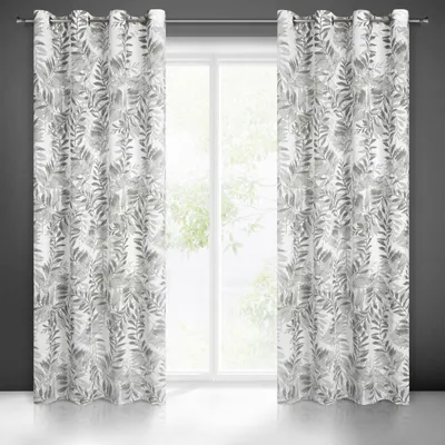 Zdjęcie produktu dla Zasłona HARIET N stalowa 140x250 cm z oczkami