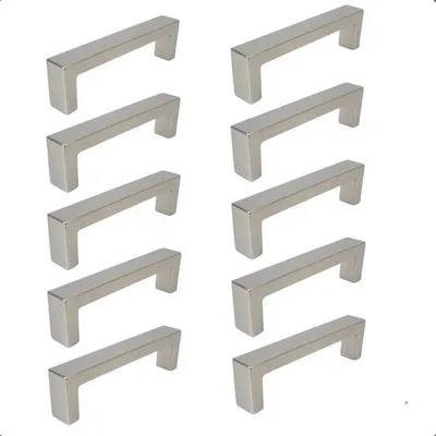 Productafbeelding van By MJM Atlanta meubelgreep RVS 128mm boormaat – 10 stuks