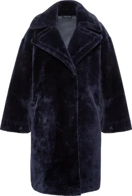 Produktbild von mavi Eleganter Wintermantel mit Knopf und Schalkragen Design Größe M