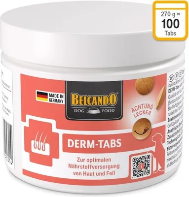 Produktbild von Belcando - Derm-Tabs Nahrungsergänzung - 270 g (100 Tabs)