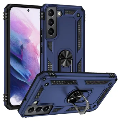 Produktbild von Armor Shield Handyhülle für Samsung Galaxy S22 Hülle Ultra Hybrid Case Handy Schutzhülle, Blau