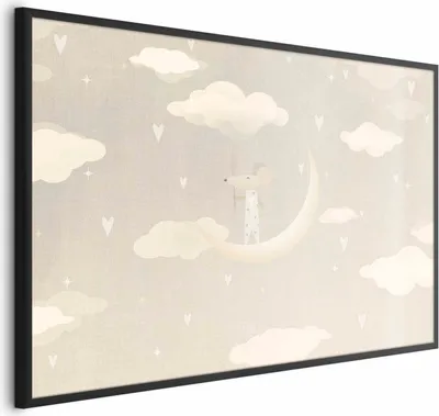 Produktbild von Posterpapier Poster - Mouse on the Moon 90x60 cm Für Kinder e-A-10136-ao-a