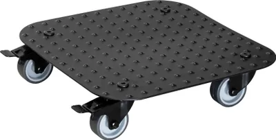 Obrázek produktu pro Pojízdný podstavec pod květináč Wagner 29 x 29 x 7 cm max. nosnost 150 kg hranatý černý