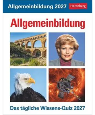 Produktbild von Allgemeinbildung Tagesabreißkalender 2027 - Das tägliche Wissens-Quiz