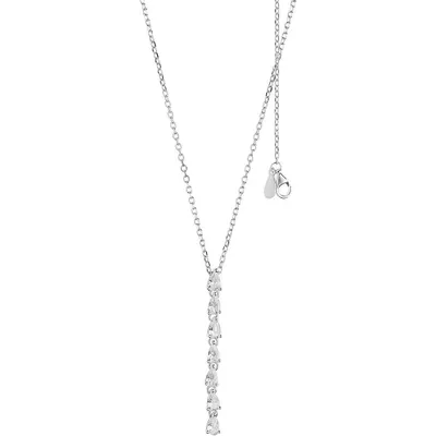 Produktbild von Halsketten   Y-Kette Comete Silber Von 43 cm bis 49 cm  Kollektion Farfalle - frau