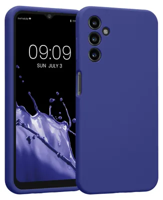 Produktbild von kwmobile Hülle kompatibel mit Samsung Galaxy A14 5G - Hülle Silikon gummiert - Handyhülle - Handy Case in Blauviolett