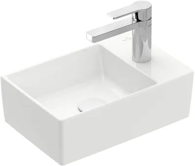 Produktbild von Villeroy & Boch Memento 2.0 Handwaschbecken 40 cm mit 1 Hahnloch, ohne Überlauf
