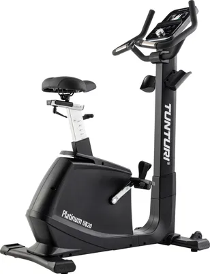 Produktbild von Tunturi Platinum E20 Heimtrainer - Magnetbremse - Ergometer Fitnessbike - 48 Widerstandsstufen - Integrierte Herzfrequenzsensoren - Bequemer Einstieg - Anpassbar