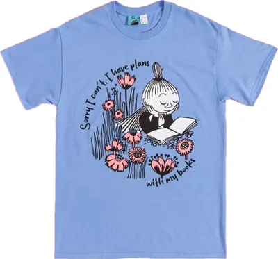 Obrázek produktu pro Moomin - Tričko pro muže/dámy uni, 80. výročí TT911 (XL) (Modrá)