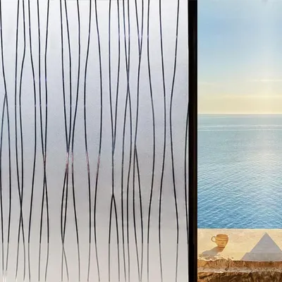 Image de Film adhésif pour fenêtre, protection contre les regards, protection UV, 44,5 x 200 cm, pour la maison