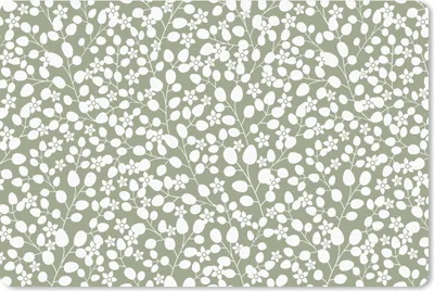 Produktbild von MuchoWow® Schreibtischunterlage Blumen - Muster - Pflanzen 60x40 cm - XXL Mauspad - Großes Mauspad