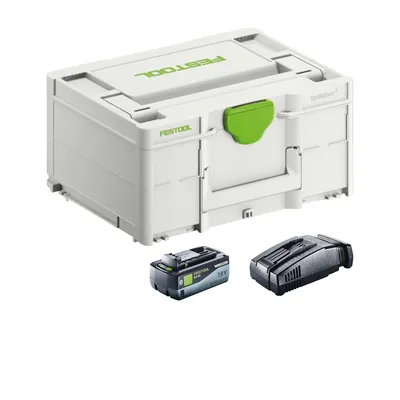 Image de Festool SYS 18V 1x8,0/SCA16 Kit énergie 1x batterie 18 V 8,0 Ah ( 577323 ) + chargeur ( 576953 ) + Systainer