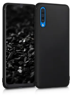 Produktbild von kwmobile Handyhülle für Samsung Galaxy A50 Hülle - TPU Case - Kabelloses Laden - Schutzhülle Cover in Schwarz matt