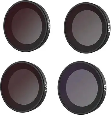 Zdjęcie produktu dla TELESIN Set of 4 CPL/ND8/ND16/ND32 Telesin filters for Insta360 GO 2/3 camera