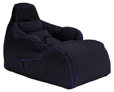 Produktbild von Gaming Sitzsack Gamer Sessel - Ergonomisch - Schwarz - 120 x 65 x 83 cm - Für Wohnzimmer und Gamer-Zimmer