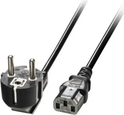 Immagine prodotto di LINDY IEC-Netzkabel 2m Schuko-Winkelst. IEC320C13