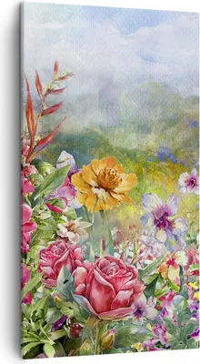 Produktbild von Bild auf Leinwand - Leinwandbild - blume sommer natur - 45x80cm - Wand Bild - Wanddeko - Wandbilder - Leinwanddruck - Bilder - Kunstdruck - Wanddekoration - Leinwand bilder - Wandkunst - PA45x80-3843