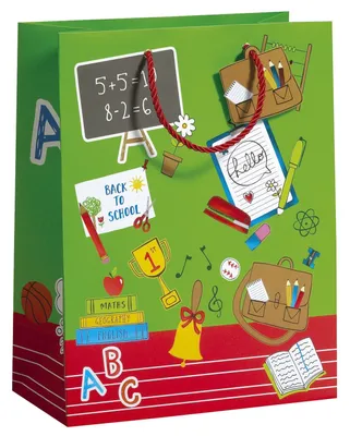 Produktbild von ZÖWIE® 70010 12578 Geschenktragetasche Kind Schule - 26 x 33 x 13 cm