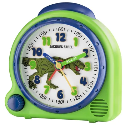 Produktbild von JACQUES FAREL AVC13DINO Dinosaurier Wecker Junge Alarm grün