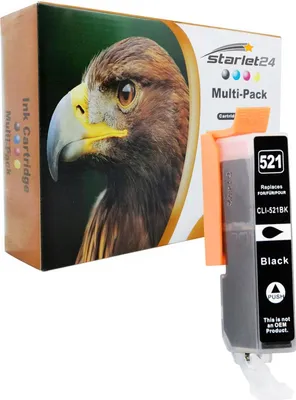 Produktbild von D&C Tintenpatrone ersetzt Canon CLI-521 PHOTOBLACK