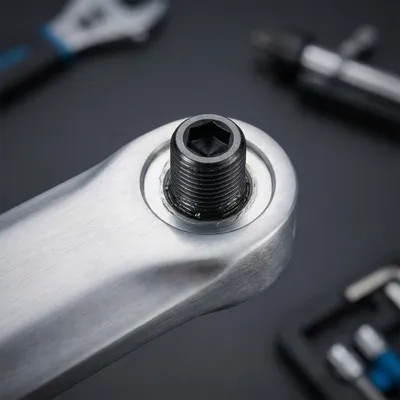 Zdjęcie produktu dla Śruba korby Shimano Deore M617 srebrna srebrna Jeden rozmiar