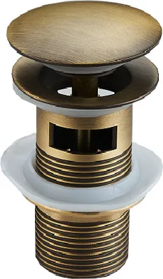 Obrázok produktu pre Mexen okrúhly click-clack s prepadom, antický bronz - 79920-30