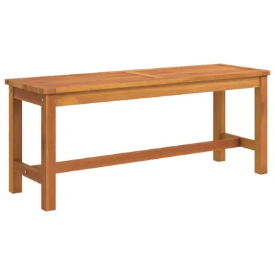 Produktbild von Schlichtes Gartenbank 110x35x45 cm Massivholz Akazie - Gartenbänke CC977035