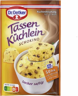 Produktbild von Dr. Oetker 101925700, 996 kJ, 235 kcal, 2,9 g, 1,8 g, 45 g, 27 g