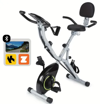 Immagine prodotto di Cyclette da casa - Bicicletta fitness - Bicicletta - Cyclette a pedali - Ergometro - Design pieghevole