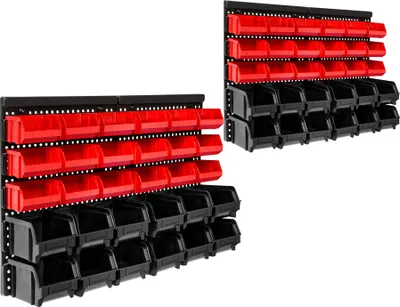 Obrázek produktu pro 2x malý dílenský zásobník s 30 přihrádkami