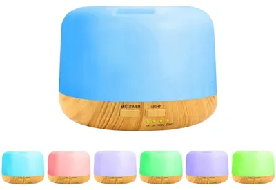Obrázek produktu pro Ultrazvukový zvlhčovač vzduchu s aroma difuzérem a LED lampičkou 300 ml