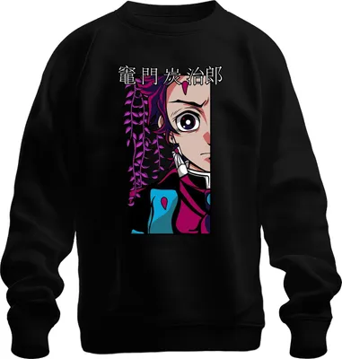 Produktbild von 竈門炭治郎 鬼滅の刃 Anime Manga Cosplay Fan Geschenk Uni Sweatshirt Pullover, Schwarz, M