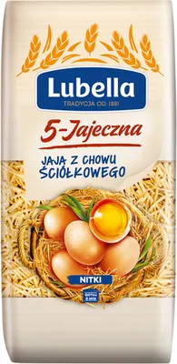 Zdjęcie produktu dla Lubella 5-Jajeczna Makaron Nitki 250 G
