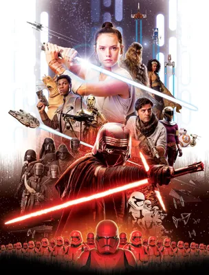 Zdjęcie produktu dla Disney fototapeta Plakat filmowy STAR WARS EP9 Rey wielokolorowym - 611074 - 184 x 254 cm