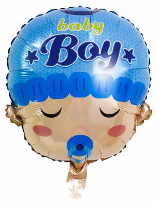 Produktbild von Folienballon Baby Girl Kopf 45x54 cm – Baby Shower Deko Geburt Gender Reveal