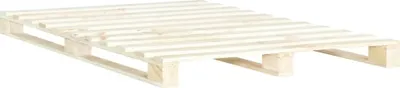 Produktbild von vidaXL Palettenbett Massivholz Kiefer 180×200 cm